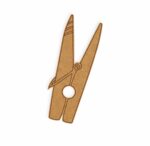 Wooden clip design 1