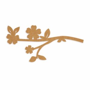 Flower branch design 1