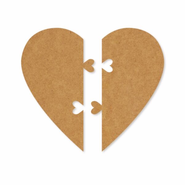 Split heart design 1