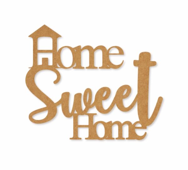 Home sweet home text design 3
