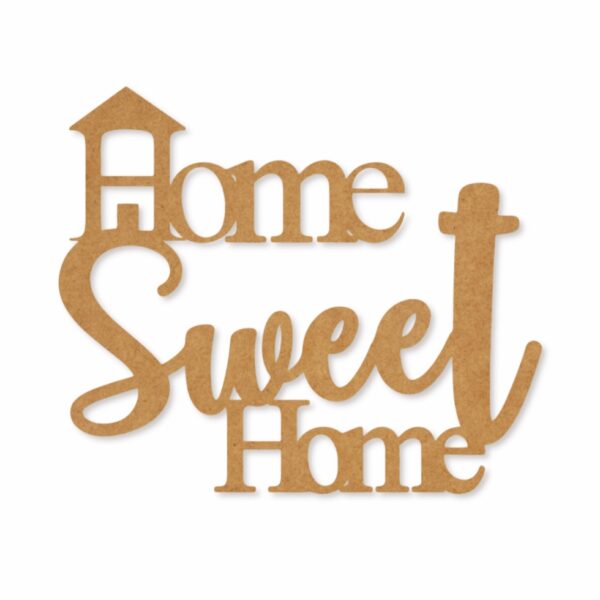 Home sweet home text design 3