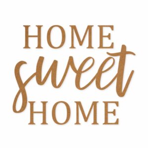 Home sweet home text design 2