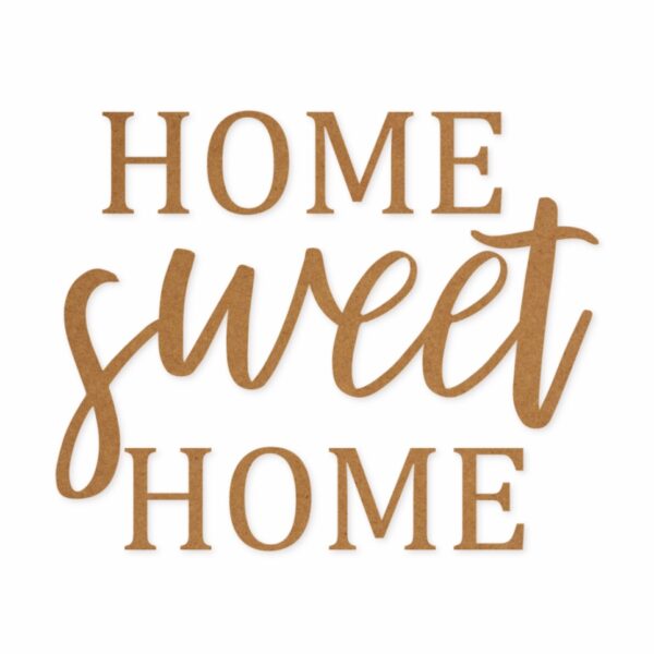 Home sweet home text design 2