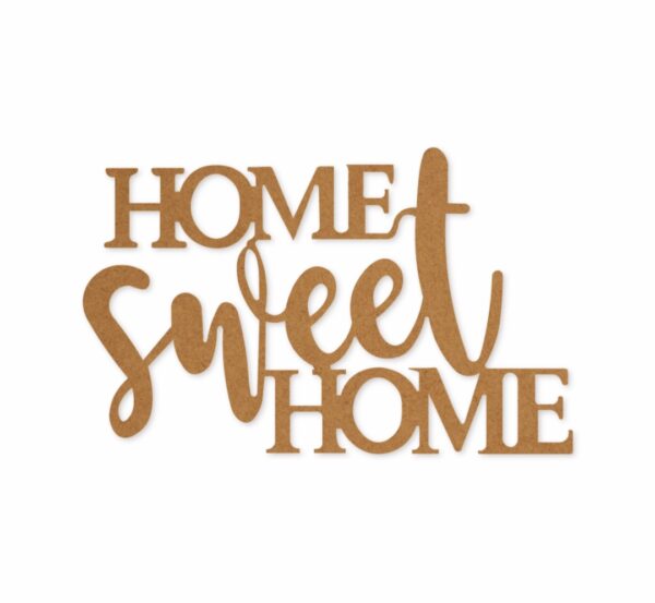 Home sweet home text design 1