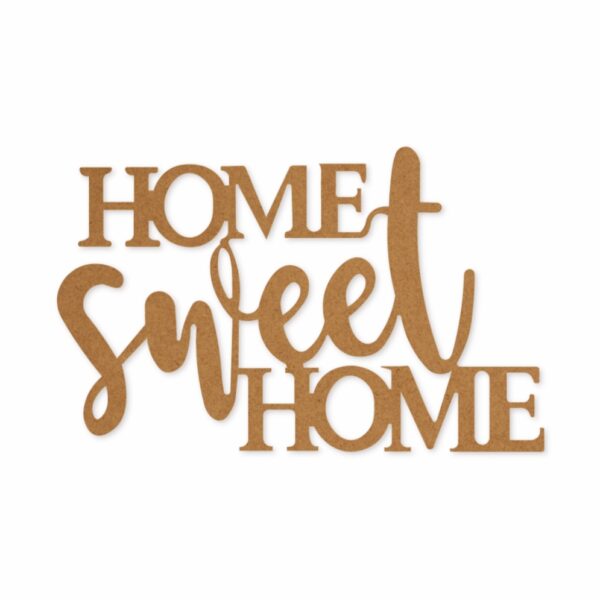 Home sweet home text design 1