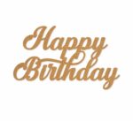 Happy birthday text design 1