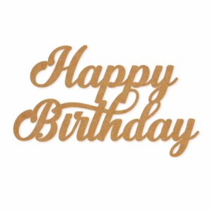 Happy birthday text design 1