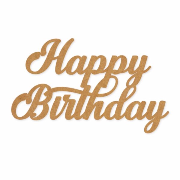 Happy birthday text design 1