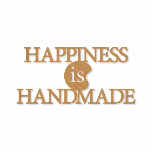 Happiness is handmade text design 1