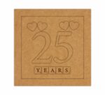 25 years anniversary frame design 1
