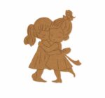 Two girls hugging design 1
