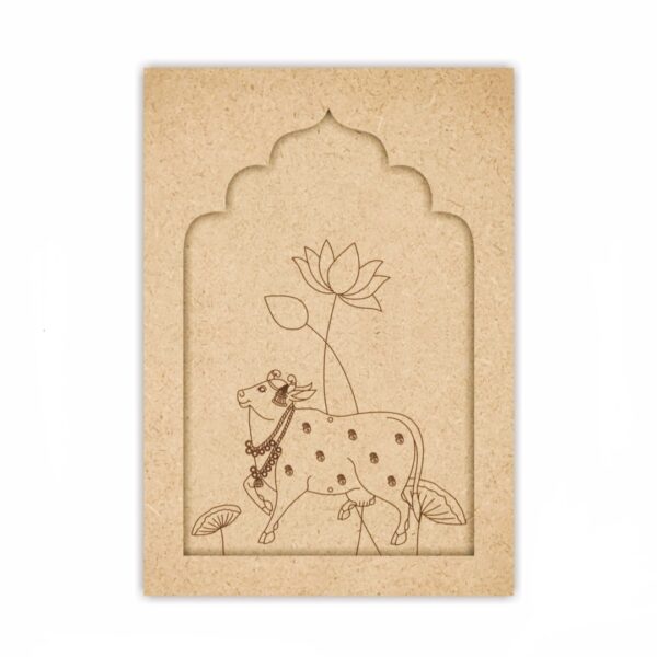 Pichwai cow premarket jharokha design 3