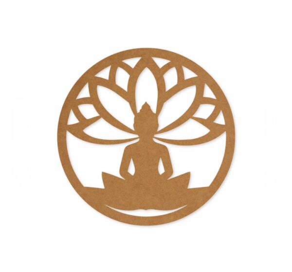 Buddha lotus design 1