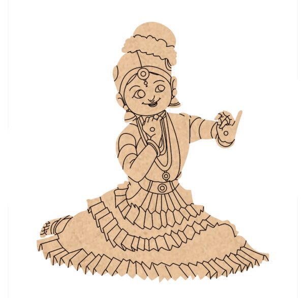 Bharatnatyam pose design 3