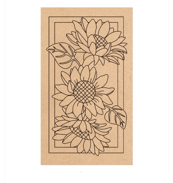 Sunflower painting design