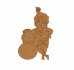 Krishna ji with makhan design 1