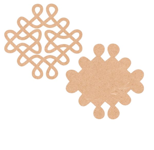 Monoline kolam art design 1