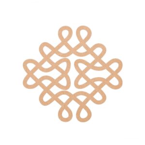 Monoline kolam art design 1