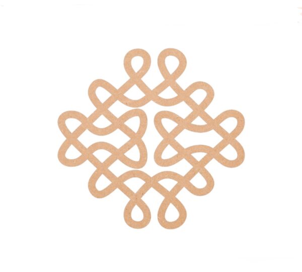 Monoline kolam art design 1
