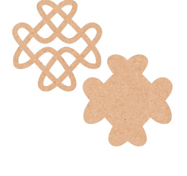 Simple pattern kolam art design 2
