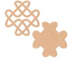 Star pattern kolam art design 1