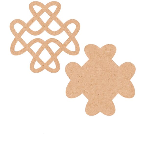 Star pattern kolam art design 1
