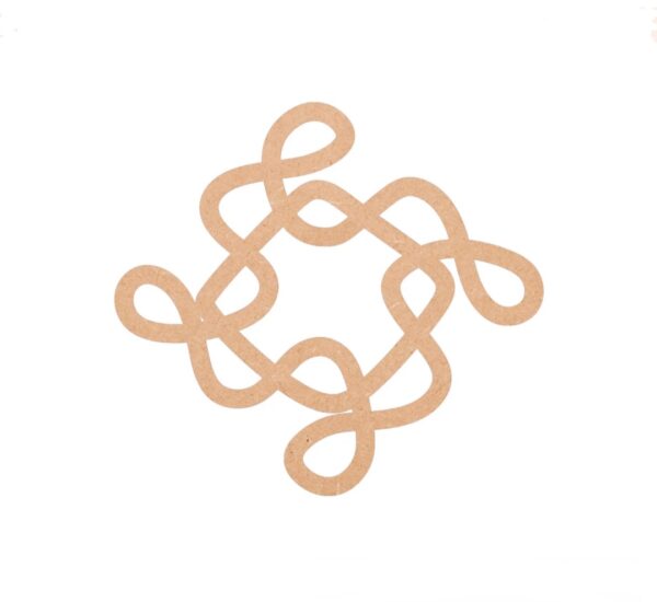 Swastik pattern kolam art design 2