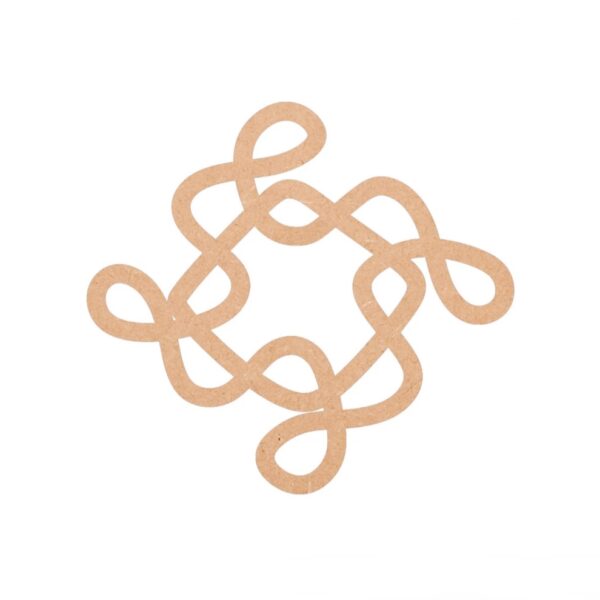 Swastik pattern kolam art design 2