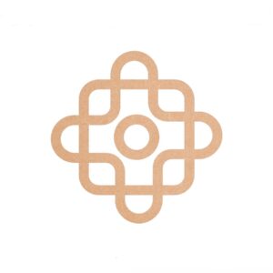 Simple pattern kolam art design 1
