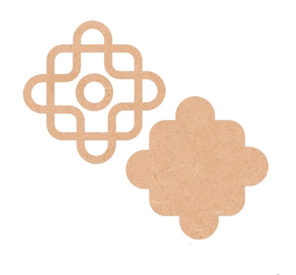 Simple pattern kolam art design 1