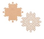 Vintage plain kolam art design 1