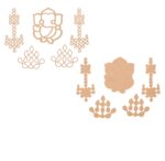 Ganesh ji plain kolam art design 1