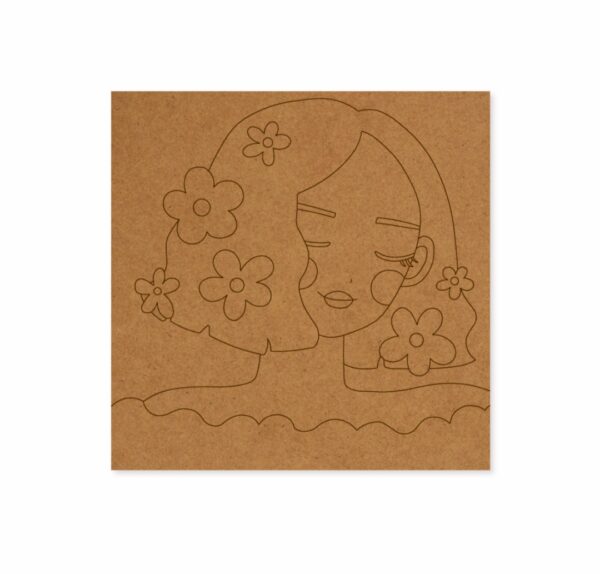Flower girl premarked design 1
