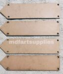 Arrow planks hanging wall decor design