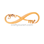 You , Me with Love Infinity Sign