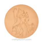 Shri Ram sita Premarked Round design 3