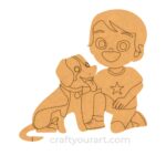 Boy With Dog Base