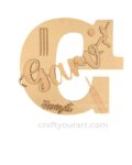 Monogram with Cricket Theme