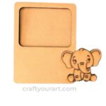 Mini Cartoon Polaroid Frame Elephant