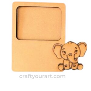 Mini Cartoon Polaroid Frame Elephant