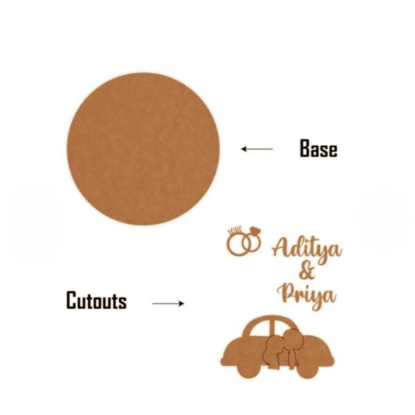 Car Couple Nameplate Design 2