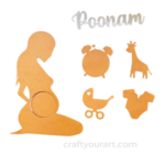 Baby Embellishments Set with Customised Name