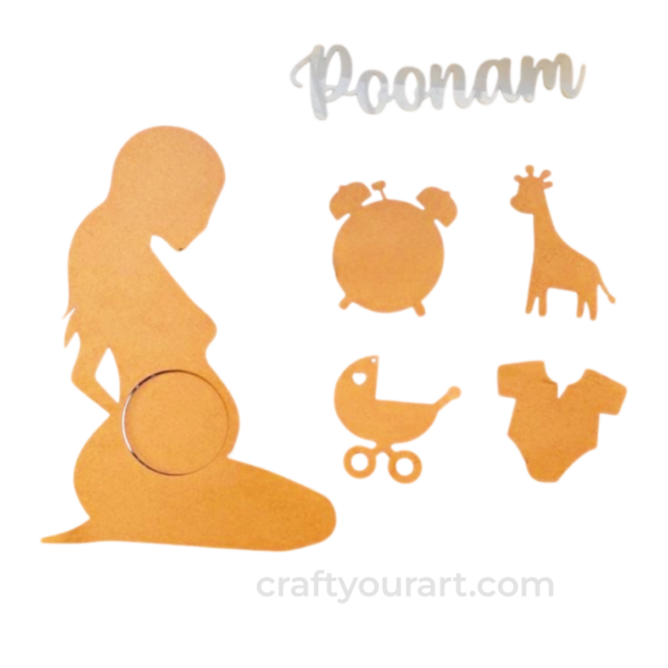 Baby Embellishments Set with Customised Name