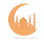 Moon Shape Eid Masjid/ Mosque Design 2