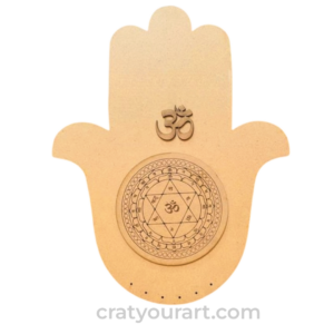 Hamsa Hand Wall Hanging with Chakra