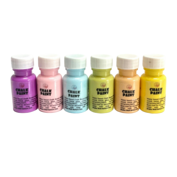 Pastel Shade Chalk Paint Pack of 6