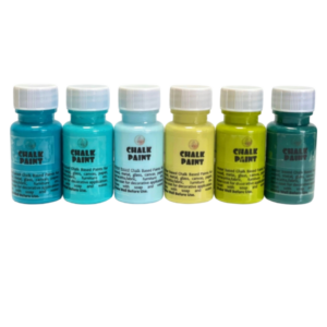 Blue Green Shade Chalk Paint Pack of 6