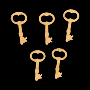 Mini Keys Embellishments