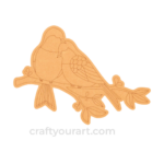 Birds on branch design 2