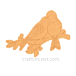 Birds on branch design 3